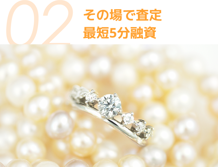 その場で査定 最短5分融資